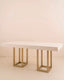 Mesa comedor Cubos Dorado