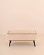 Banco Trapecio Espiga Beige