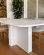 Mesa de comedor Cruz White (piedra)