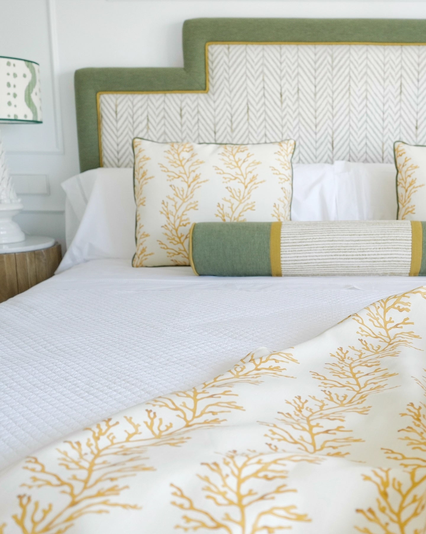 Plaid Algas (amarillo)