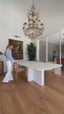 Mesa de comedor Cruz White (piedra)