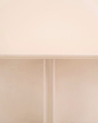 Mesa de comedor Cruz White (microcemento)