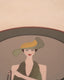 Ilustración circular Mujer con collar
