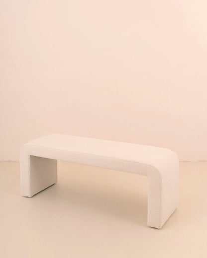 Banco Curva Blanco