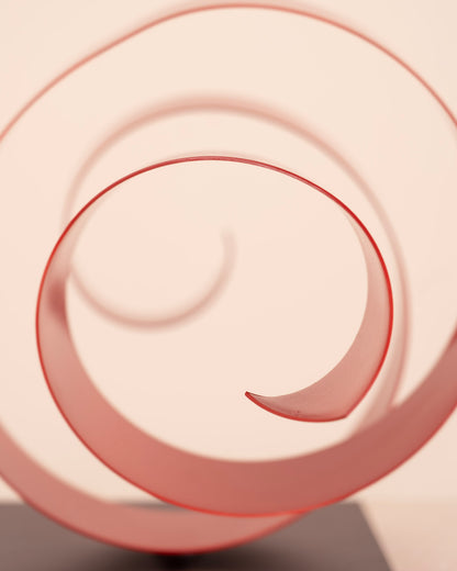 Escultura Espiral rojo
