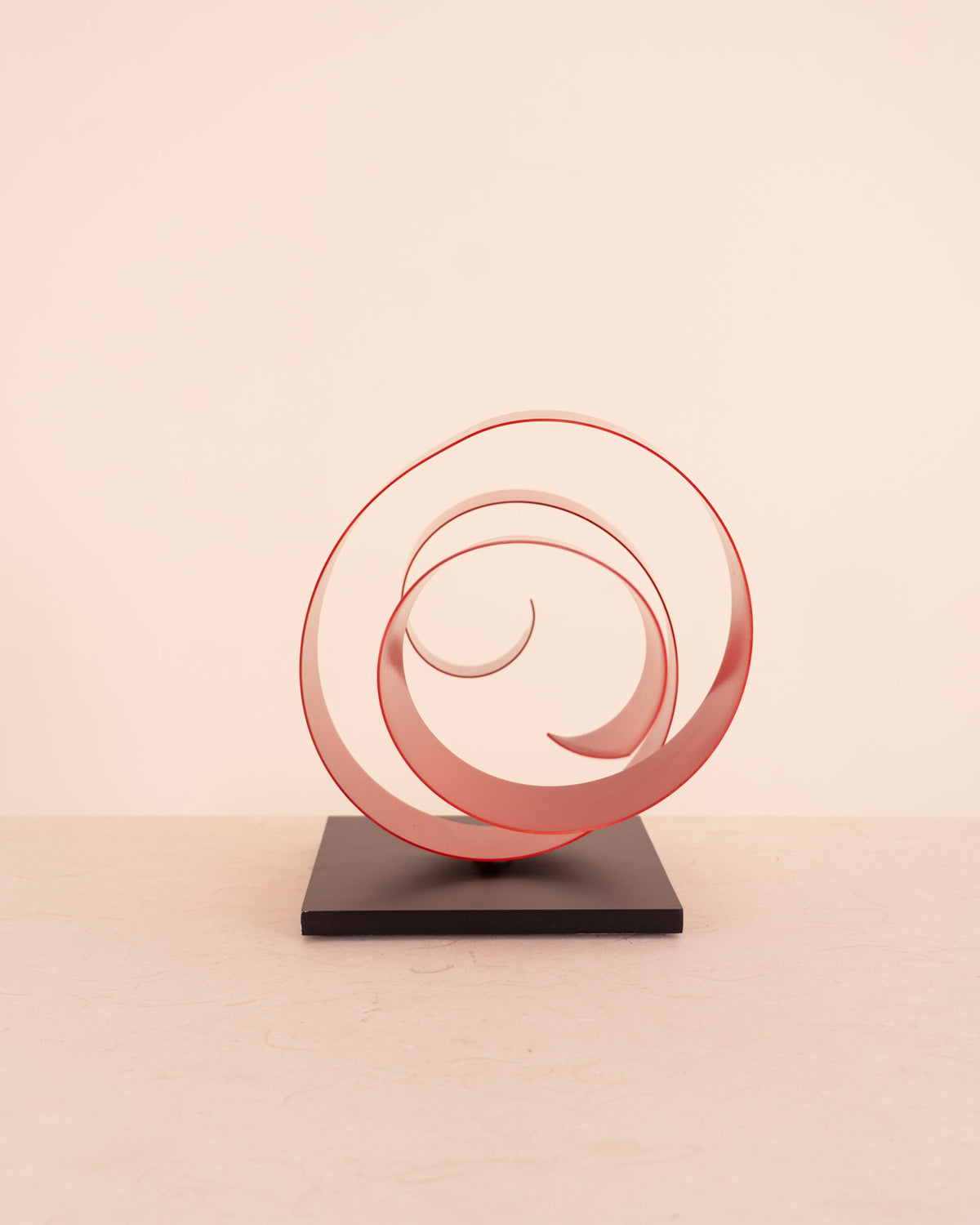 Escultura Espiral rojo