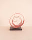 Escultura Espiral rojo