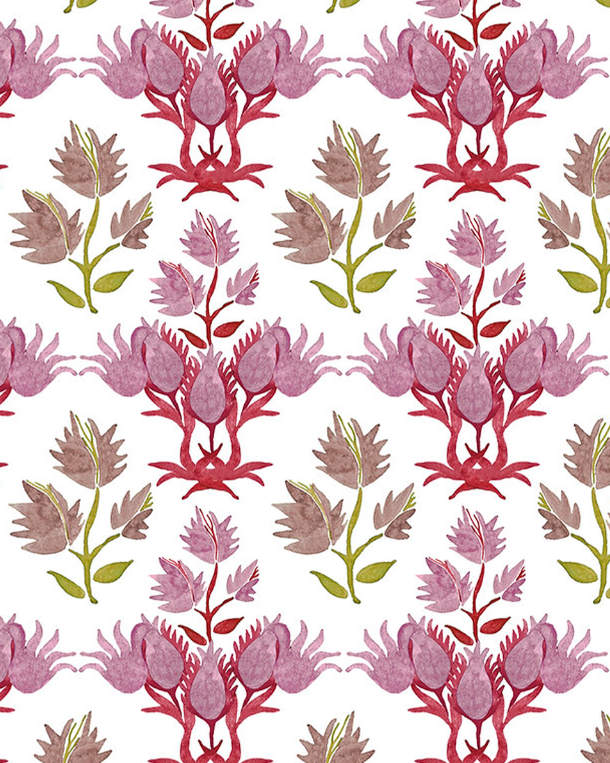 Papel pintado Malva