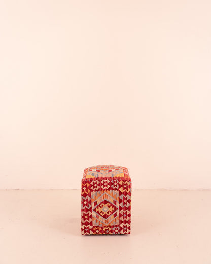 Puf Kilim Rojo