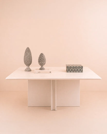 Mesa de comedor Cruz White (microcemento)